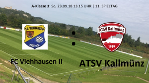 Spieltag 11: FC Viehhausen II vs ATSV Kallmünz @ Sportgelände Viehhausen, Platz 1