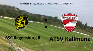 Spieltag 7: BSC Regensburg II vs ATSV Kallmünz @ Sportpark am Brandlberg, Platz 1
