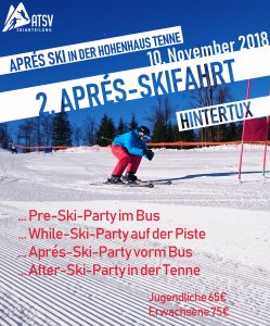 Apres-Ski-Fahrt nach Hintertux @ Hintertuxer Gletscher
